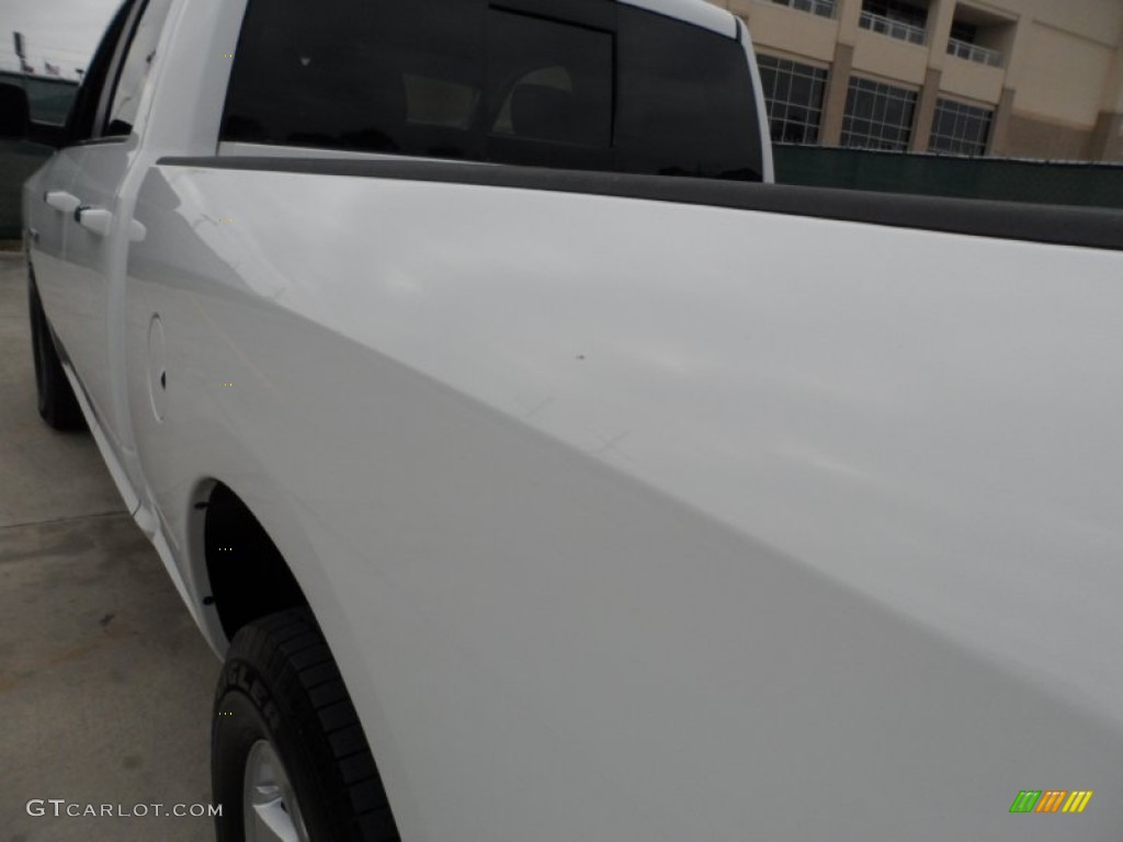 2010 Ram 1500 SLT Quad Cab - Stone White / Dark Slate/Medium Graystone photo #21