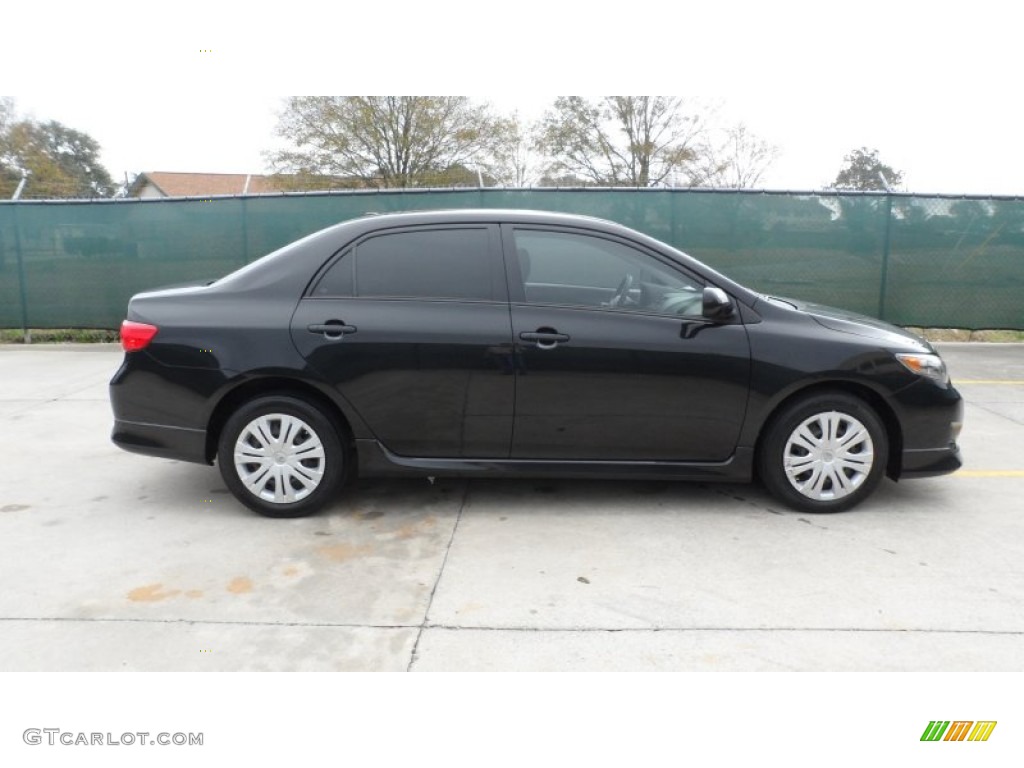 2009 Toyota corolla black paint