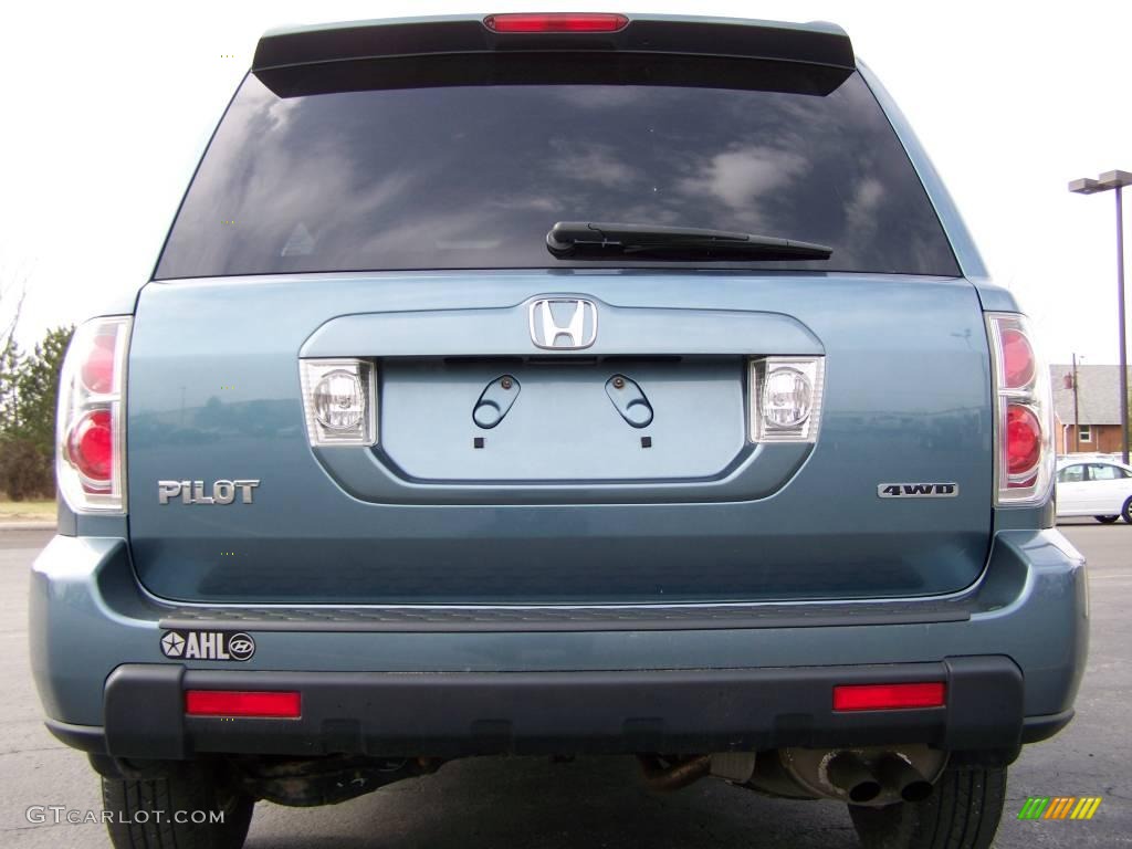 2006 Pilot EX-L 4WD - Steel Blue Metallic / Gray photo #5