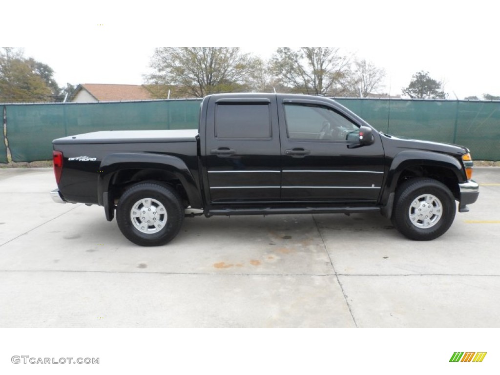 Onyx Black 2008 GMC Canyon SLE Crew Cab 4x4 Exterior Photo #59942435