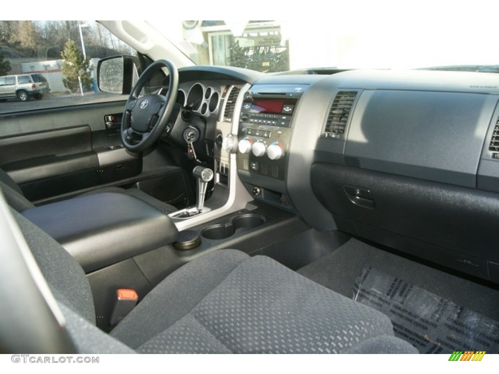 Black Interior 2010 Toyota Tundra TRD Rock Warrior Double Cab 4x4 Photo #59944652