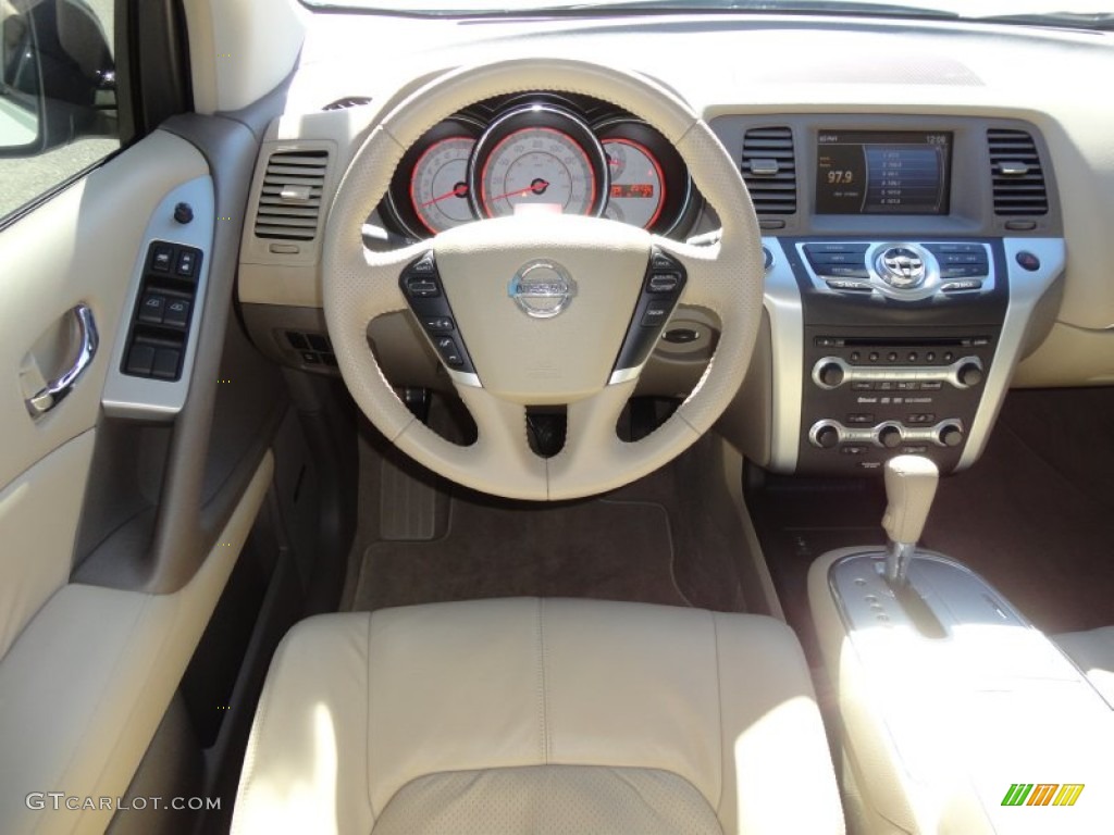 2009 Murano SL - Glacier Pearl / Beige photo #6