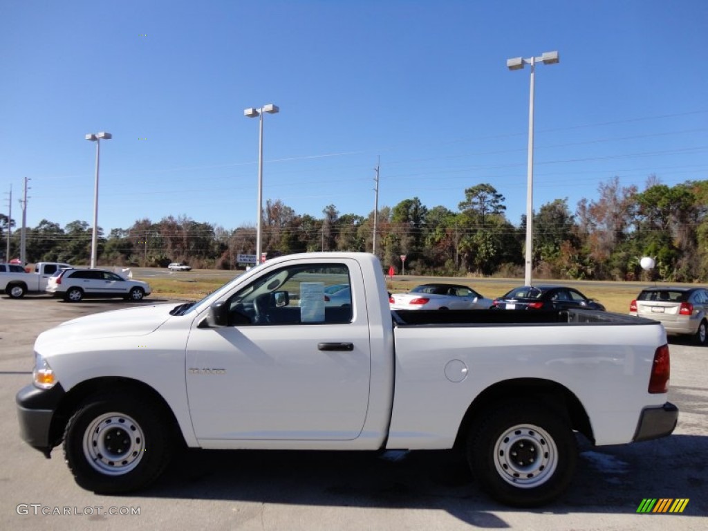 2010 Ram 1500 ST Regular Cab - Stone White / Dark Slate/Medium Graystone photo #2