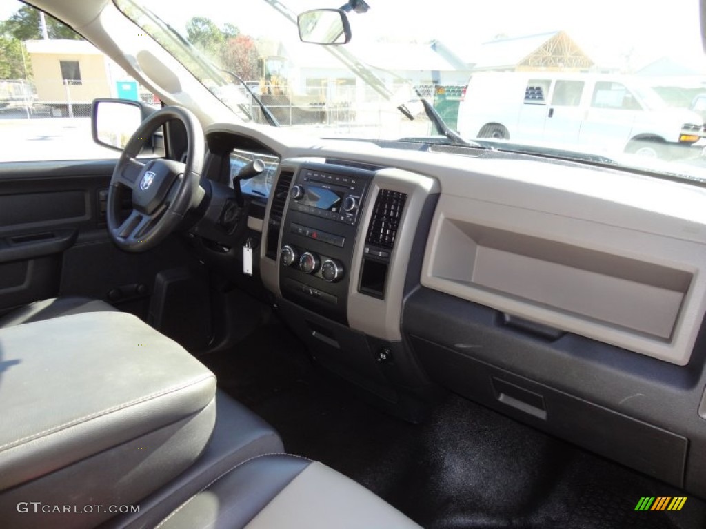 2010 Ram 1500 ST Regular Cab - Stone White / Dark Slate/Medium Graystone photo #10