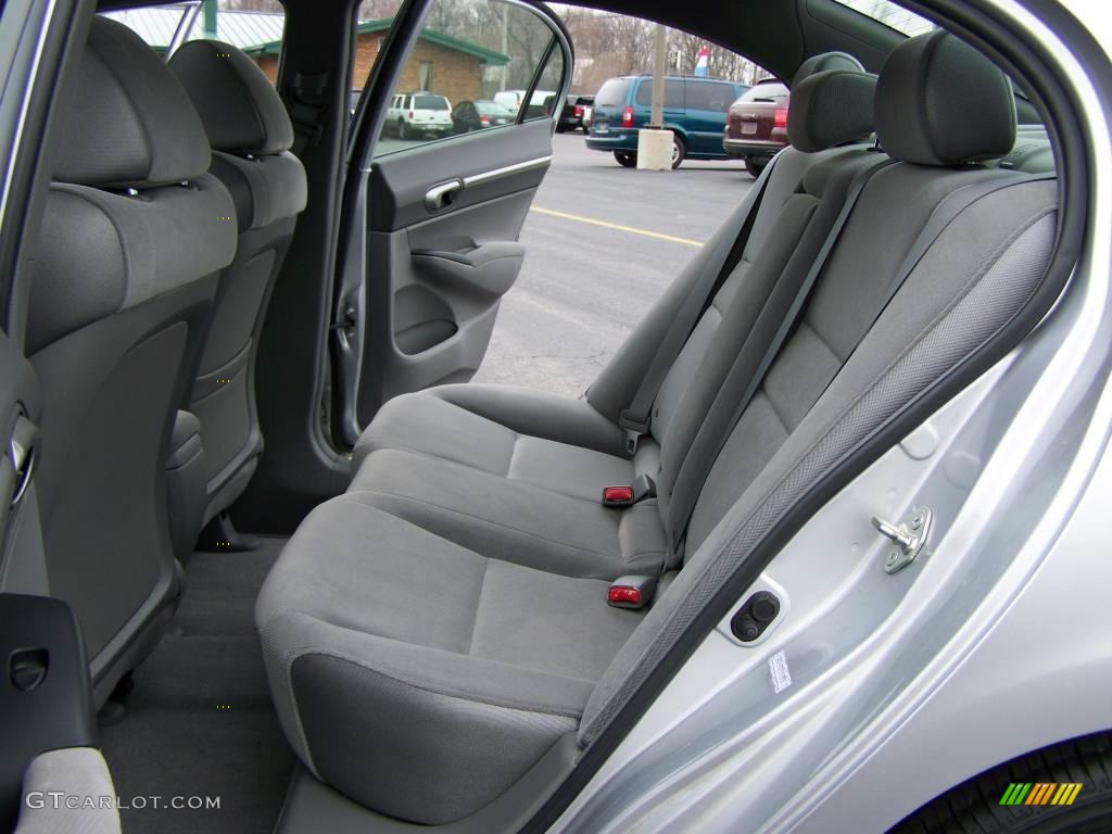 2007 Civic EX Sedan - Alabaster Silver Metallic / Gray photo #10