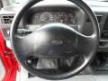 Medium Flint 2002 Ford F350 Super Duty XL Crew Cab Dump Truck Steering Wheel