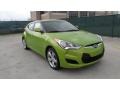 2012 Electrolyte Green Hyundai Veloster   photo #1