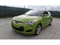 2012 Electrolyte Green Hyundai Veloster   photo #7