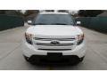 2012 White Platinum Tri-Coat Ford Explorer Limited  photo #8