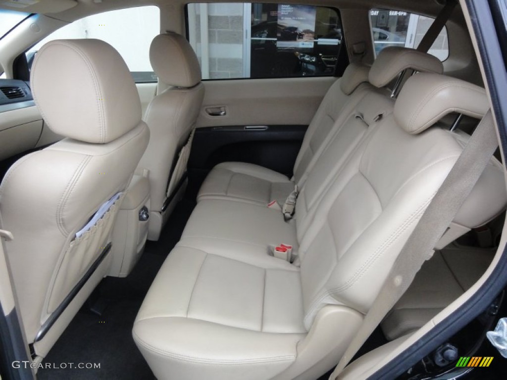 Desert Beige Interior 2008 Subaru Tribeca Limited 7 Passenger Photo #59947391