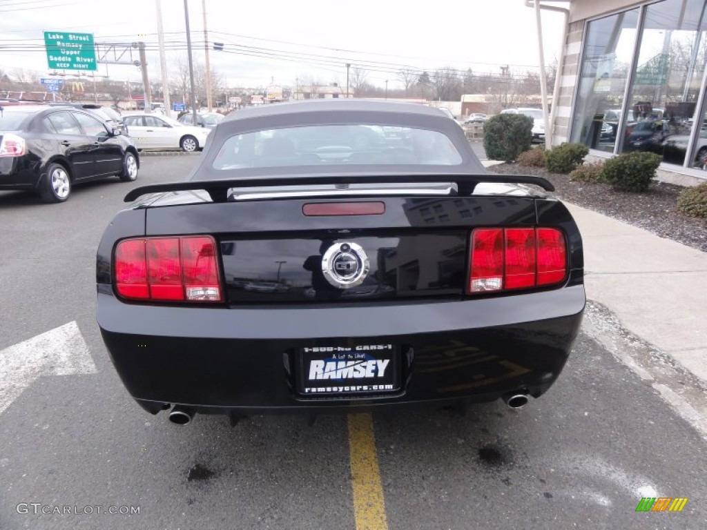 2007 Mustang GT Premium Convertible - Black / Black/Dove Accent photo #6