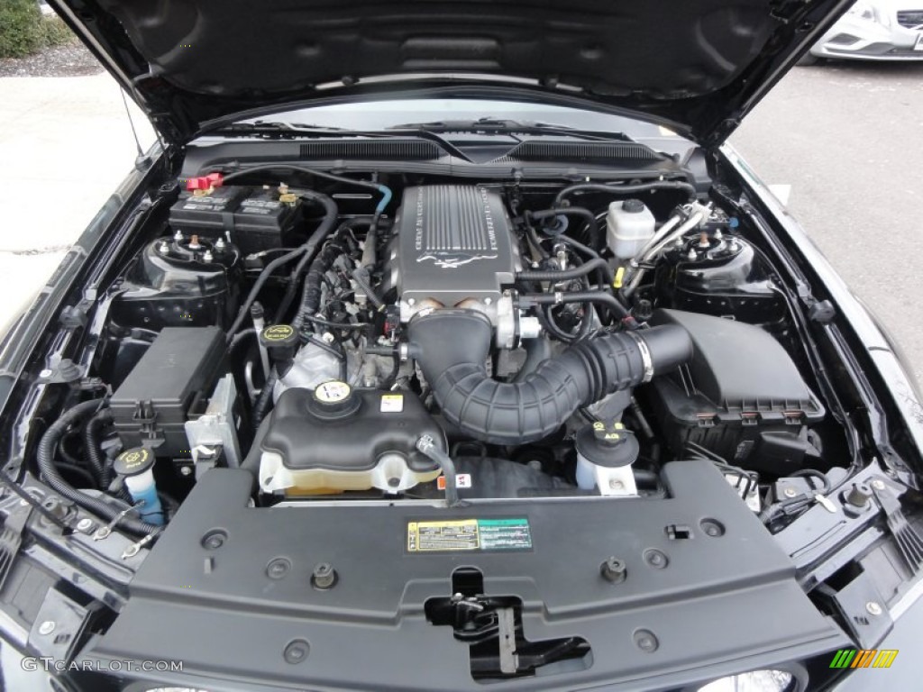 2007 Mustang GT Premium Convertible - Black / Black/Dove Accent photo #25