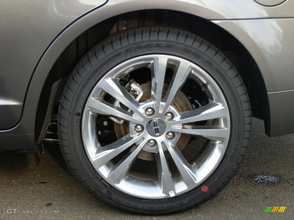 2012 MKZ AWD - Sterling Gray Metallic / Dark Charcoal photo #16