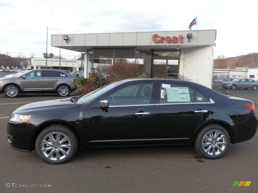 2012 MKZ AWD - Black / Dark Charcoal photo #1