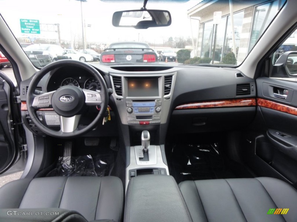 2010 Subaru Legacy 3.6R Limited Sedan Off Black Dashboard Photo #59950044