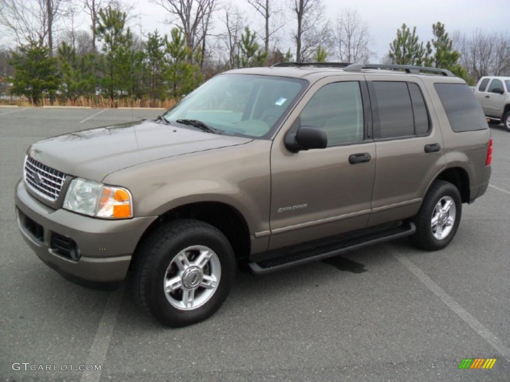 2004 Explorer XLT 4x4 - Mineral Grey Metallic / Medium Parchment photo #1