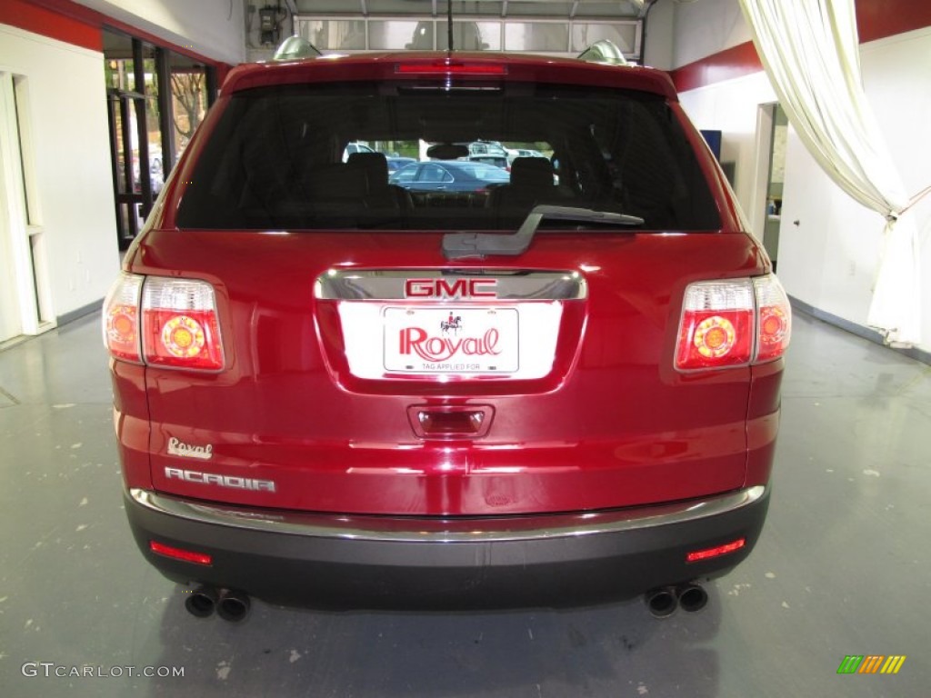 2009 Acadia SLT - Red Jewel / Light Titanium photo #3
