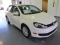 Candy White 2012 Volkswagen Golf 4 Door Exterior