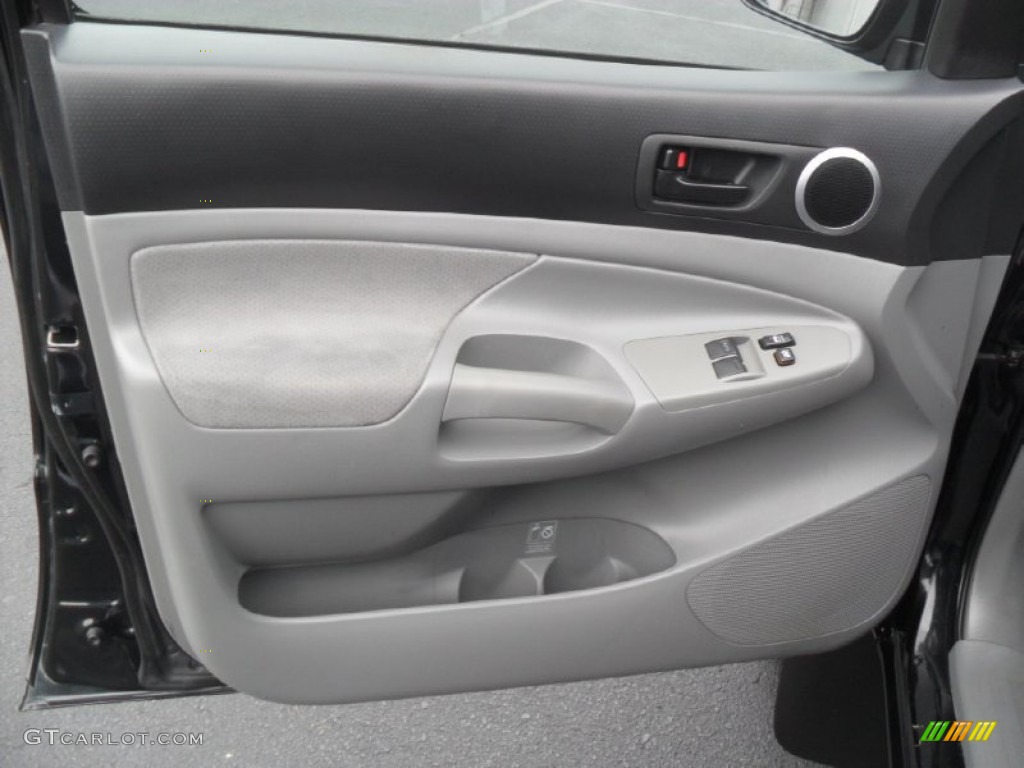 2007 Toyota Tacoma V6 PreRunner TRD Access Cab Graphite Gray Door Panel Photo #59953508