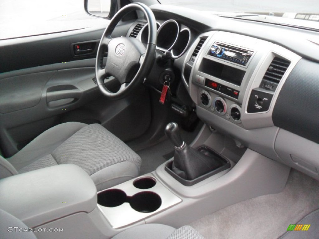 Graphite Gray Interior 2007 Toyota Tacoma V6 PreRunner TRD Access Cab Photo #59953613