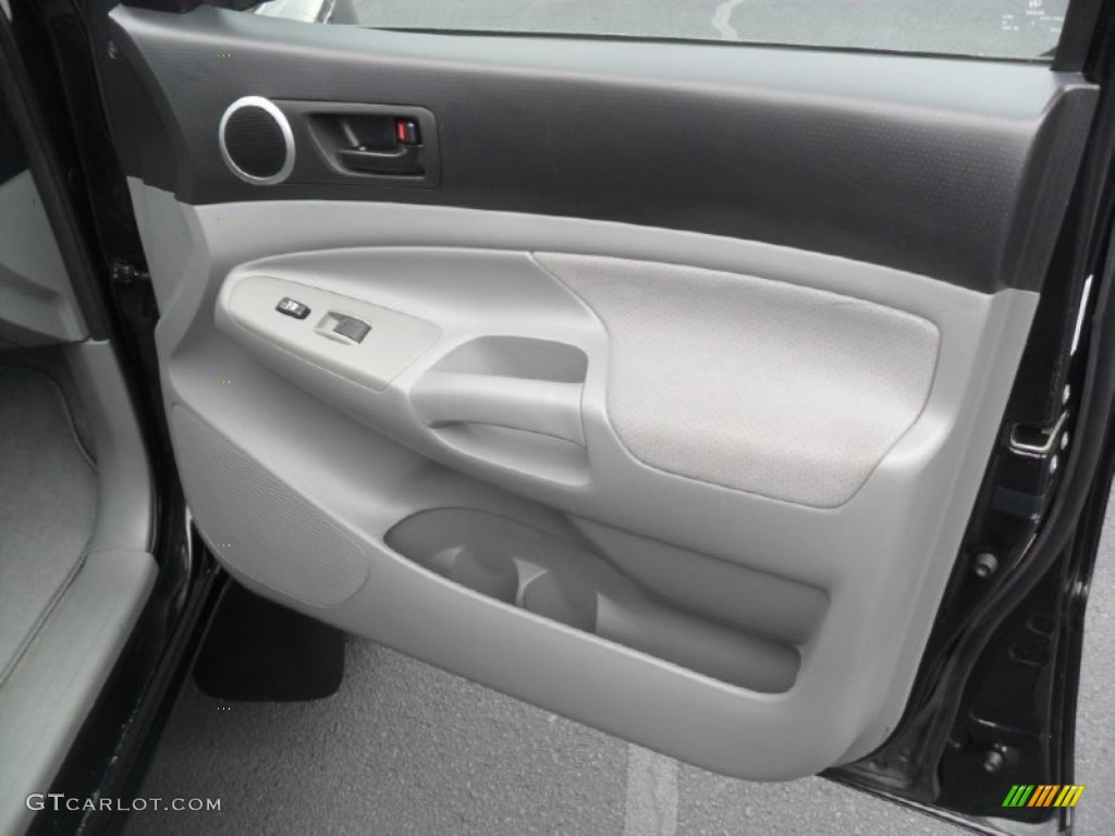 2007 Toyota Tacoma V6 PreRunner TRD Access Cab Graphite Gray Door Panel Photo #59953622