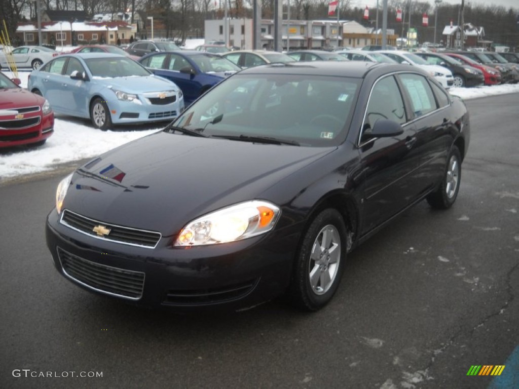 2007 Impala LT - Imperial Blue Metallic / Ebony Black photo #7