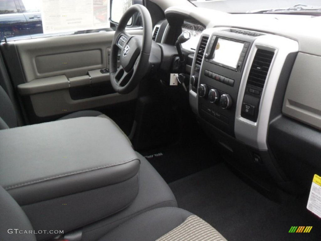 2012 Ram 1500 Big Horn Quad Cab 4x4 - True Blue Pearl / Dark Slate Gray/Medium Graystone photo #21