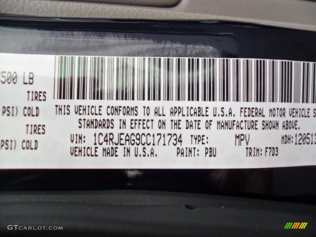 2012 Jeep Grand Cherokee Laredo PBU Photo #59954843