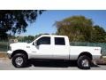 2002 Oxford White Ford F250 Super Duty Lariat Crew Cab 4x4  photo #4