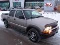 Light Pewter Metallic 2003 Chevrolet S10 LS ZR5 Crew Cab 4x4