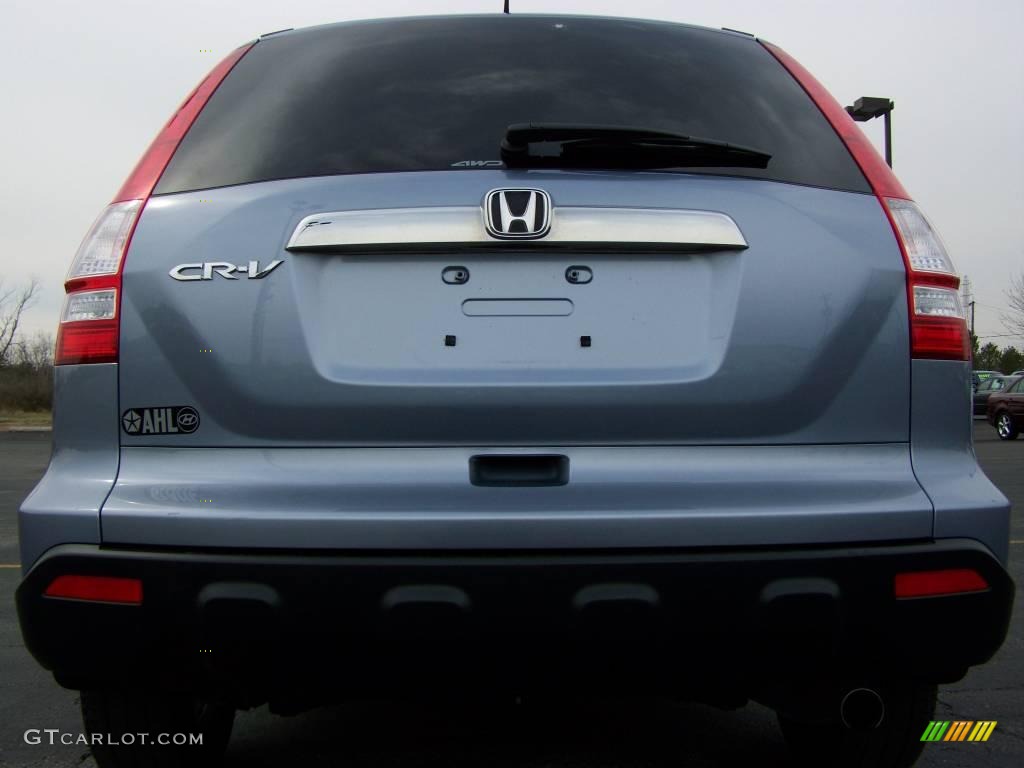 2008 CR-V EX 4WD - Glacier Blue Metallic / Gray photo #5