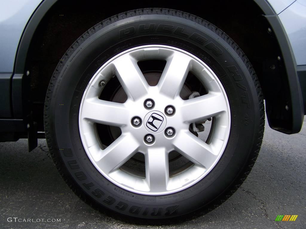 2008 CR-V EX 4WD - Glacier Blue Metallic / Gray photo #7
