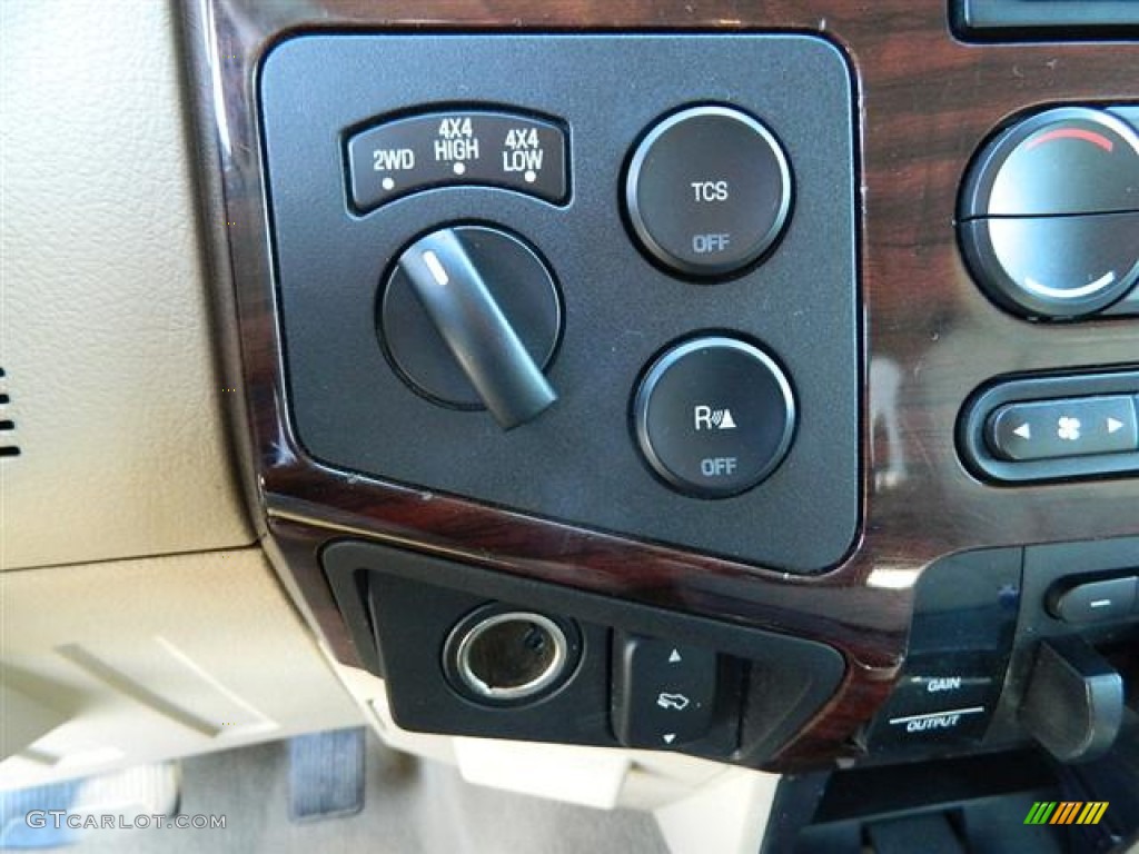 2008 Ford F350 Super Duty Lariat Crew Cab 4x4 Controls Photo #59957822