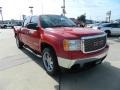 2008 Fire Red GMC Sierra 1500 SLE Crew Cab  photo #3