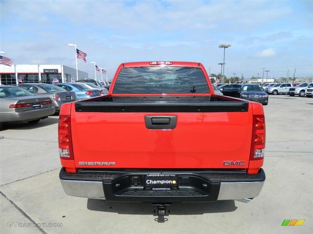 2008 Sierra 1500 SLE Crew Cab - Fire Red / Dark Titanium photo #6