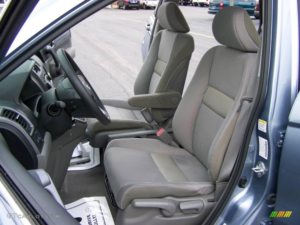 2008 CR-V EX 4WD - Glacier Blue Metallic / Gray photo #9