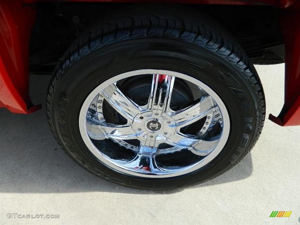 2008 Sierra 1500 SLE Crew Cab - Fire Red / Dark Titanium photo #10