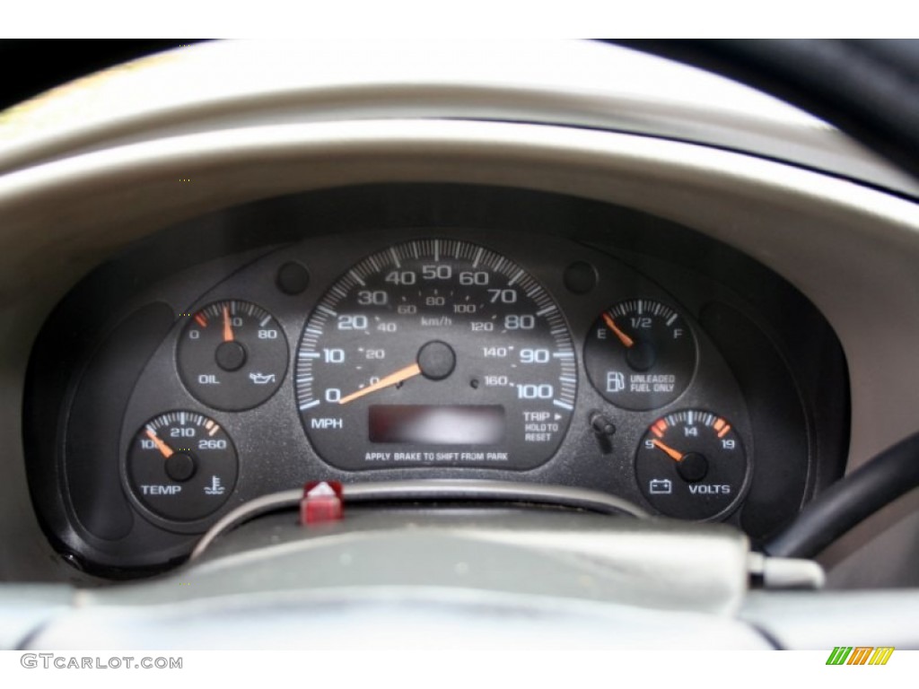 2004 Chevrolet Astro Passenger Van Gauges Photo #59957982