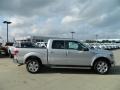 2012 Ingot Silver Metallic Ford F150 Lariat SuperCrew  photo #4