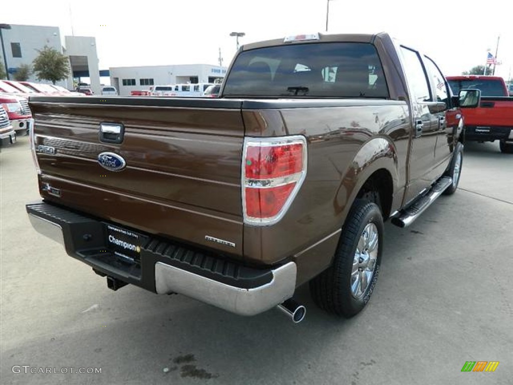 2012 F150 XLT SuperCrew - Golden Bronze Metallic / Pale Adobe photo #5