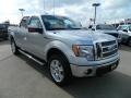 2012 Ingot Silver Metallic Ford F150 Lariat SuperCrew 4x4  photo #3