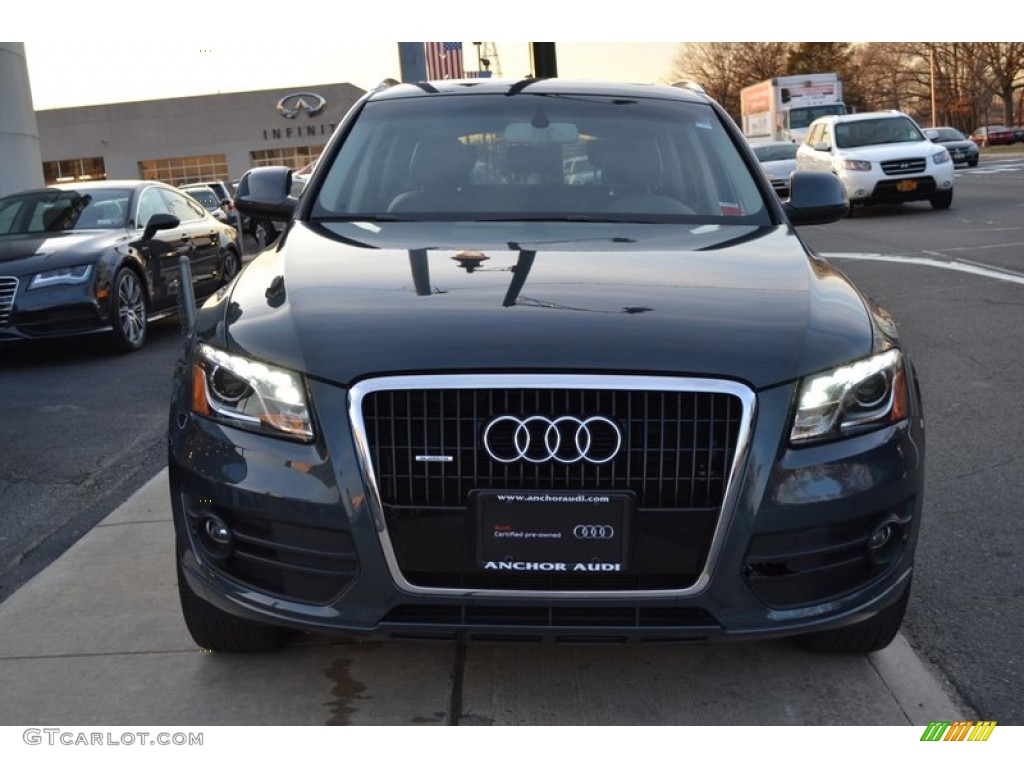 2009 Q5 3.2 Premium quattro - Meteor Gray Pearl Effect / Black photo #2