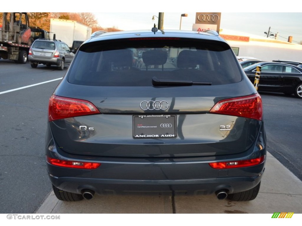 2009 Q5 3.2 Premium quattro - Meteor Gray Pearl Effect / Black photo #4