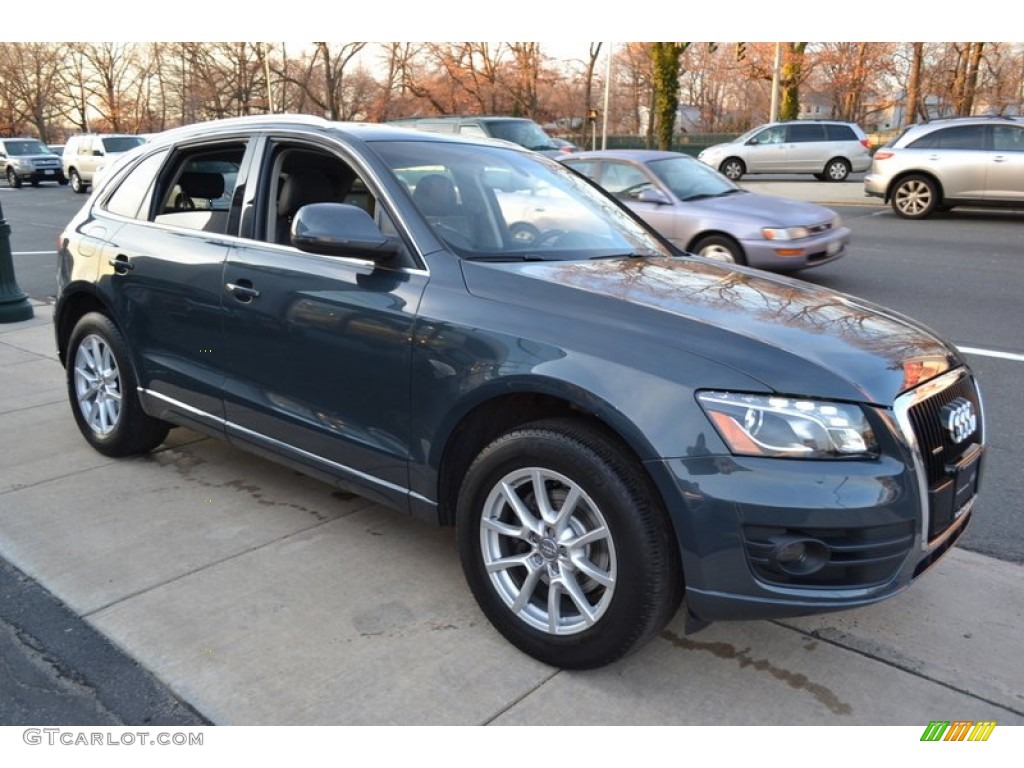 2009 Q5 3.2 Premium quattro - Meteor Gray Pearl Effect / Black photo #6