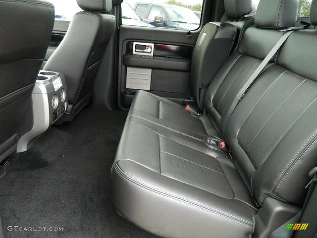 Black Interior 2012 Ford F150 FX2 SuperCrew Photo #59960697