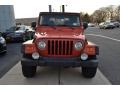 2006 Impact Orange Jeep Wrangler Unlimited Rubicon 4x4  photo #2