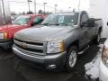 2007 Graystone Metallic Chevrolet Silverado 1500 LT Regular Cab 4x4  photo #3