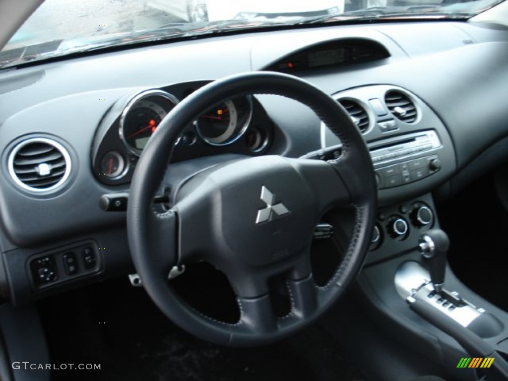 2010 Eclipse GS Sport Coupe - Sunset Orange Pearlescent / Dark Charcoal photo #13