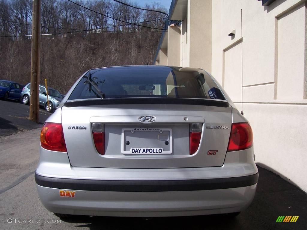 2002 Elantra GT Hatchback - Silver Pewter / Dark Gray photo #8