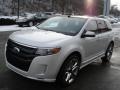 2012 White Platinum Metallic Tri-Coat Ford Edge Sport AWD  photo #4